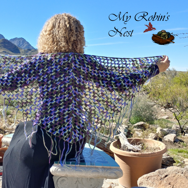 Robin's Nest Comfort Shawl (Eventide)