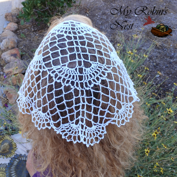 Mary My Queen Chapel Veil in white
