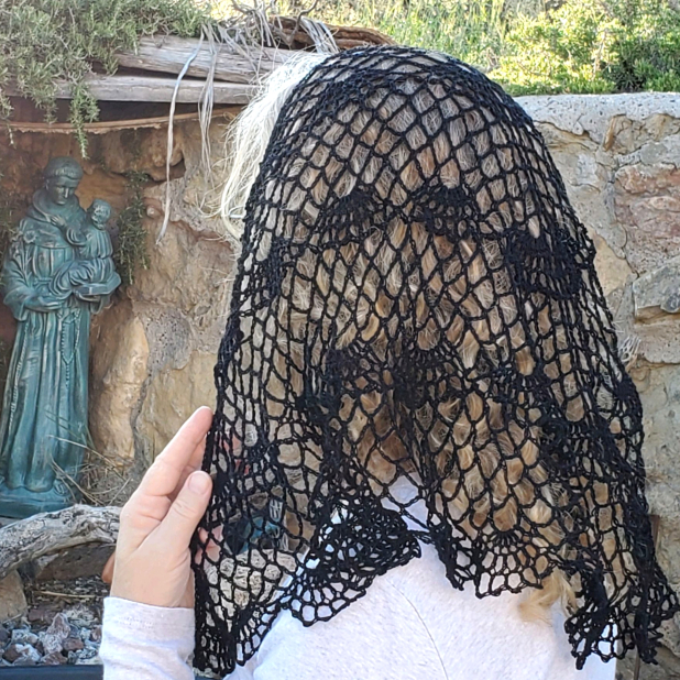 Mary My Queen Shoulder Length Chapel Veil