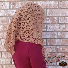 Sophia's Confirmation Veil in Bronze