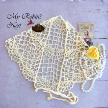 Mary My Queen Chapel Veil in yellow