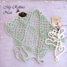 Mary My Queen Chapel Veil in green