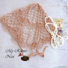 Mary My Queen Chapel Veil in bronze