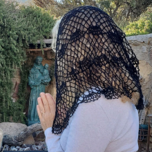 Mary My Queen Shoulder Length Chapel Veil