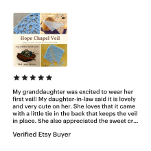 Chapel Veil for Little girls